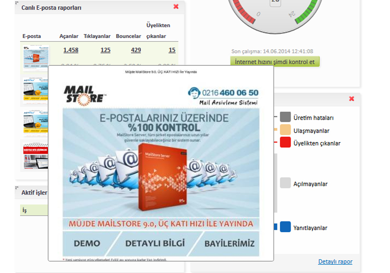 Hızlı Mail Raporu Okuma ve Önizleme